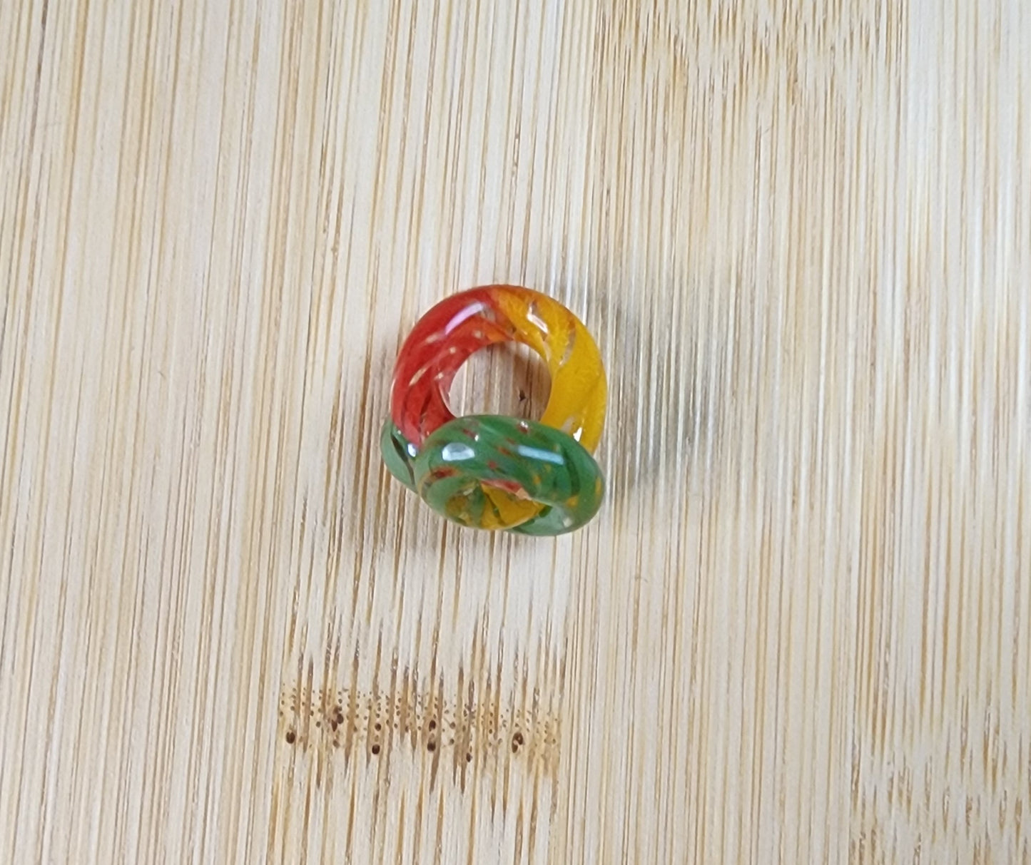 "Love Knot" Glass Loc Bead