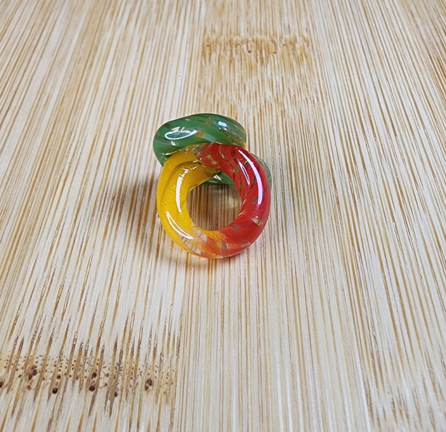 "Love Knot" Glass Loc Bead