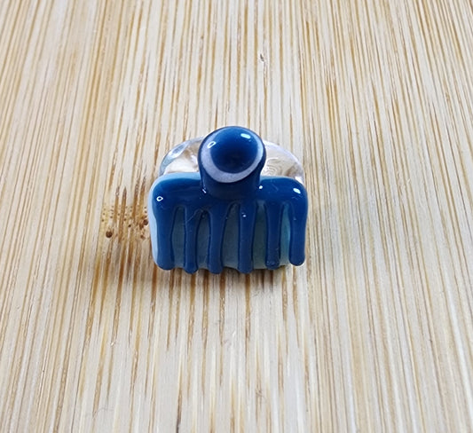 Blue Duafe Glass Loc Bead