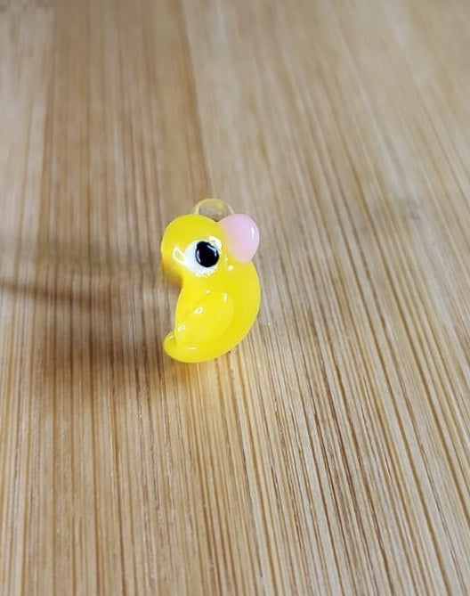 Rubber Ducky Glass Loc Bead