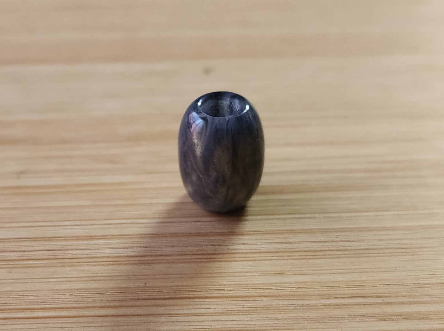 15 Marble Barrel Resin Loc Bead