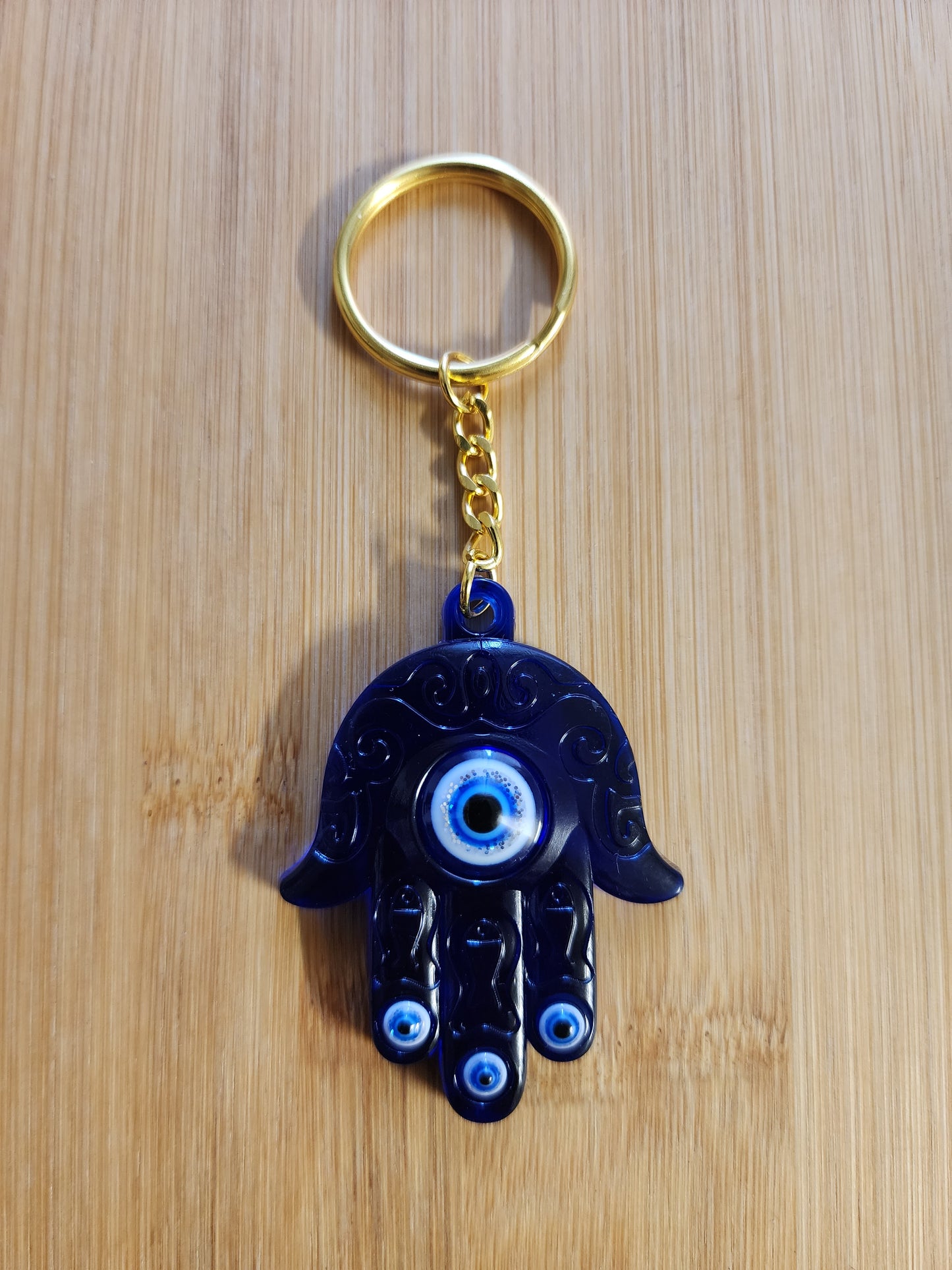 Evil Eye Hamsa Keychain