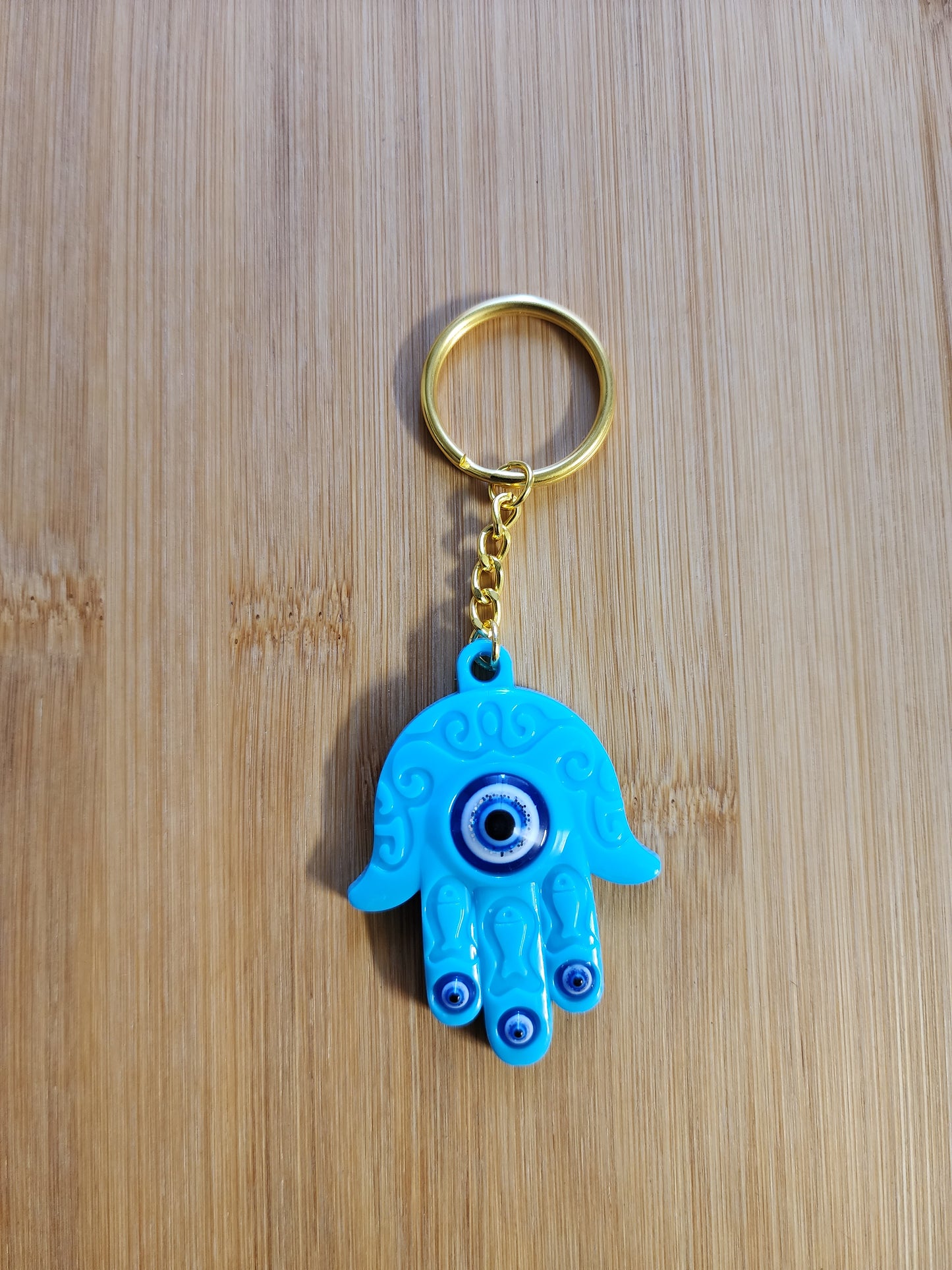 Evil Eye Hamsa Keychain