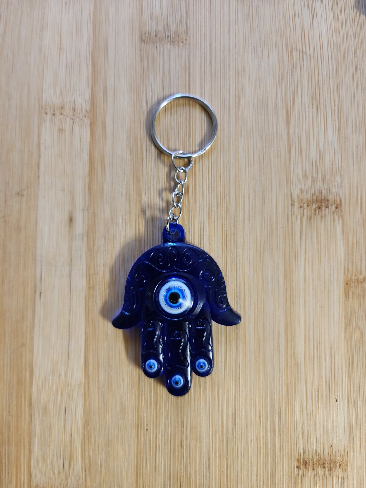 Evil Eye Hamsa Keychain