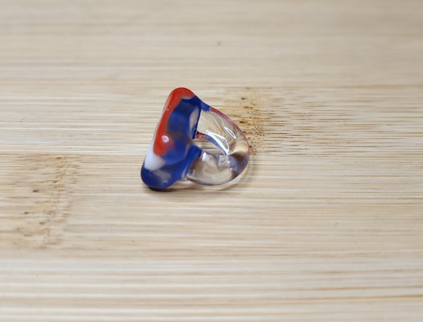 Netherlands Flag Glass Loc Bead